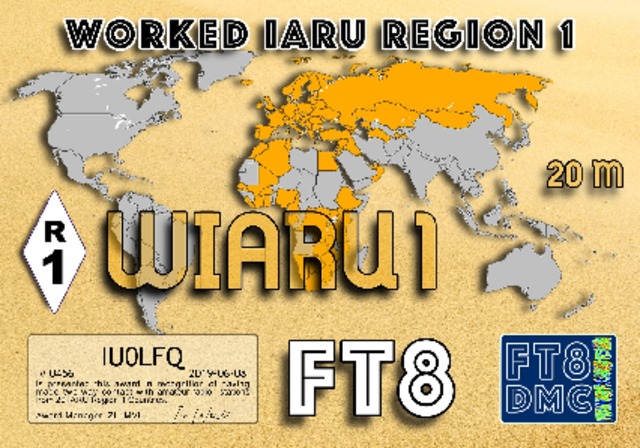 IARU Region 1 20m #0456
